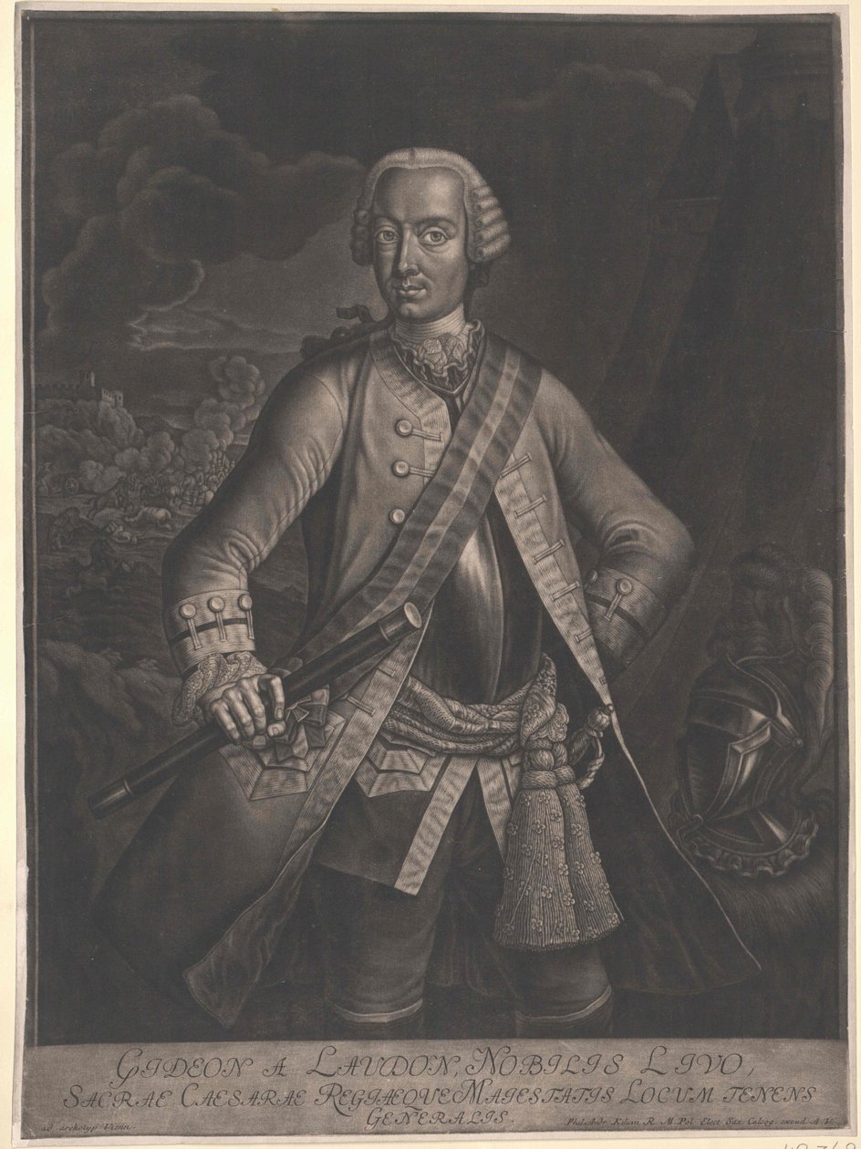 Gideon Ernst báró Loudon alkotó: Artist Unknown
