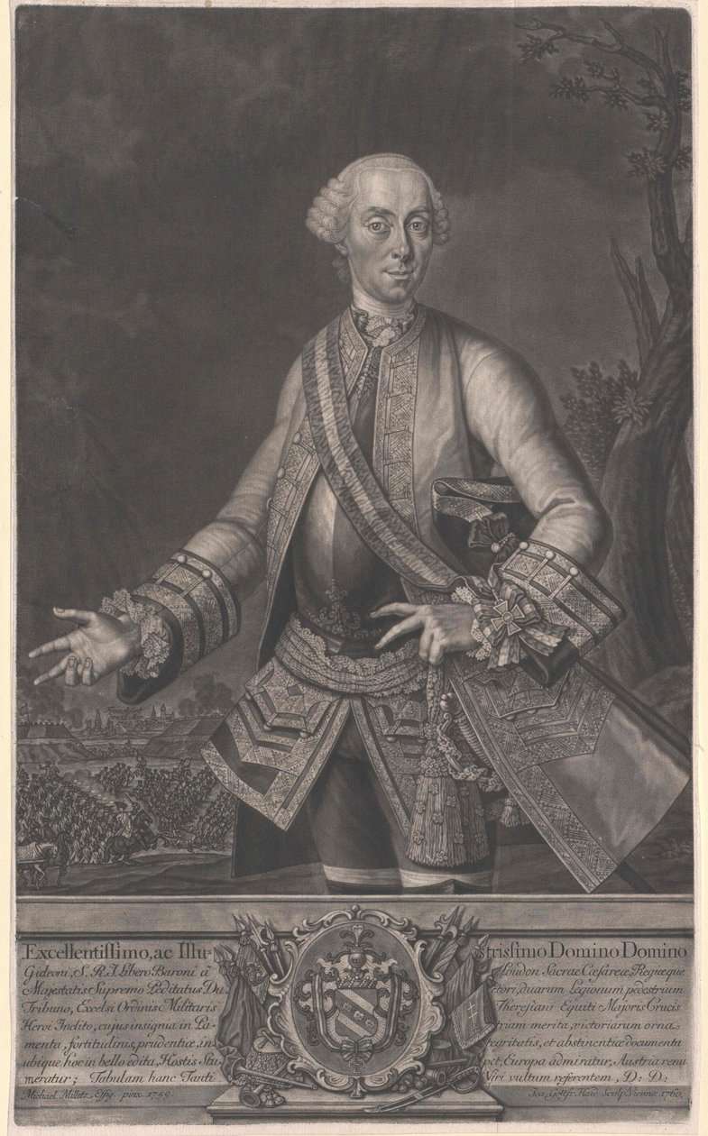 Gideon Ernst báró Loudon alkotó: Artist Unknown