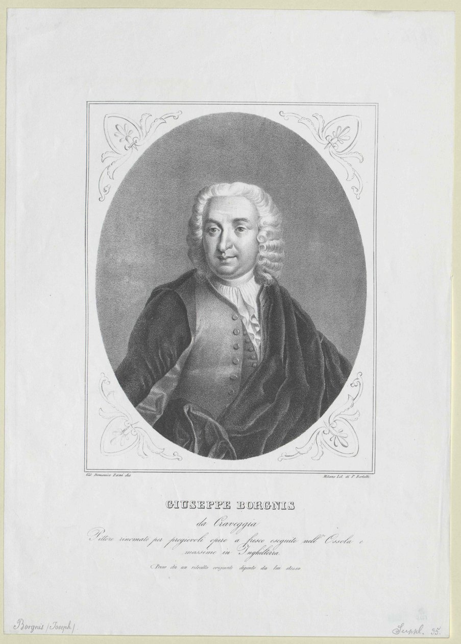 Giuseppe Borgnis alkotó: Artist Unknown
