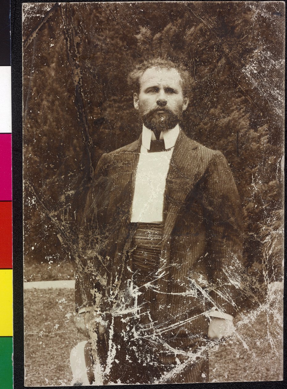 Gustav Klimt az Attersee-tónál alkotó: Artist Unknown