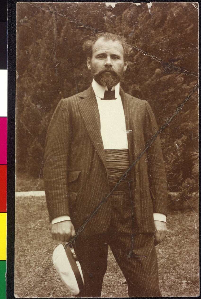 Gustav Klimt az Attersee-tónál alkotó: Artist Unknown