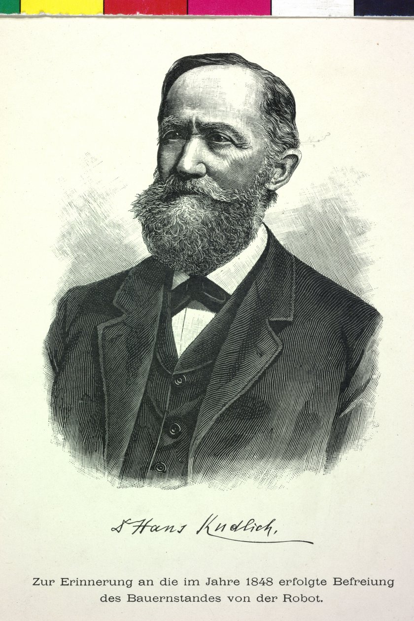 Hans Kudlich (nyomtatás) alkotó: Artist Unknown