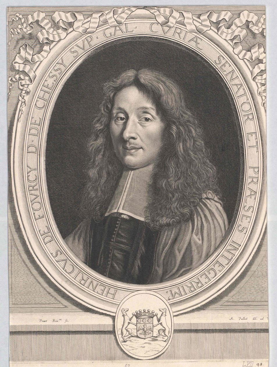 Henri II Fourcy (nyomtatás) alkotó: Artist Unknown