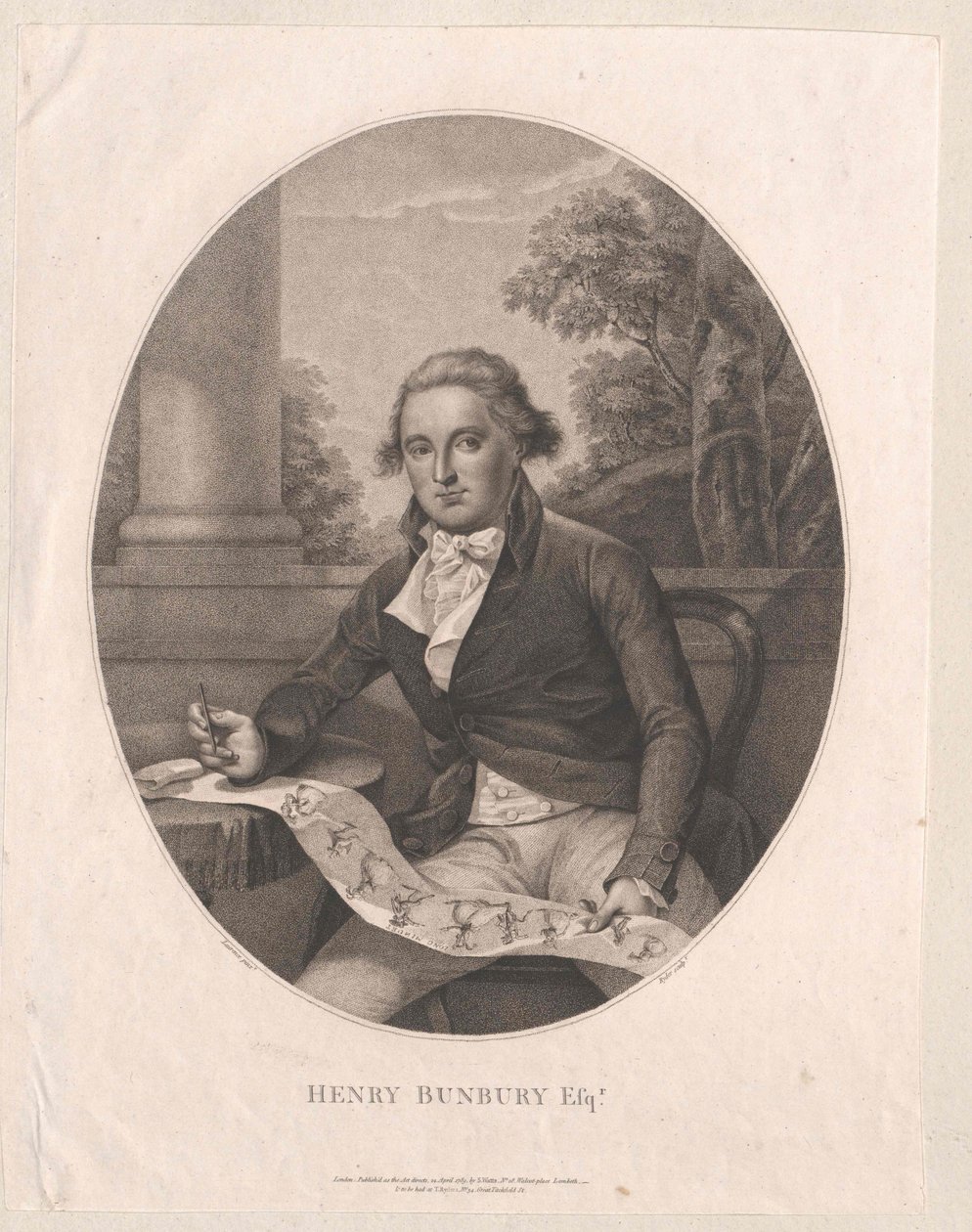 Henry William Bunbury alkotó: Artist Unknown
