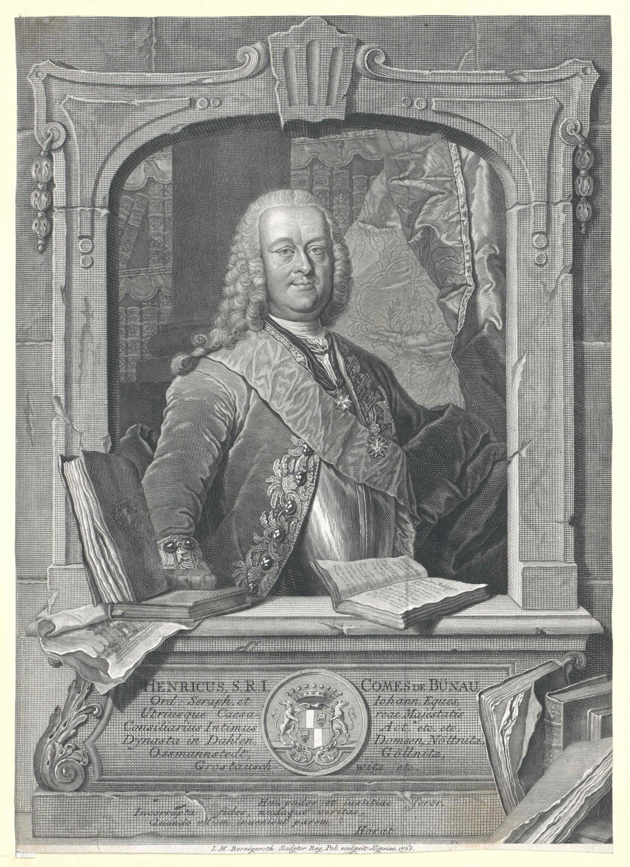 Henry gróf von Buenau alkotó: Artist Unknown