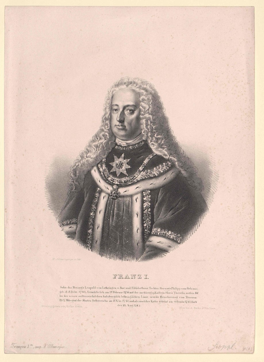 I. Ferenc római császár alkotó: Artist Unknown