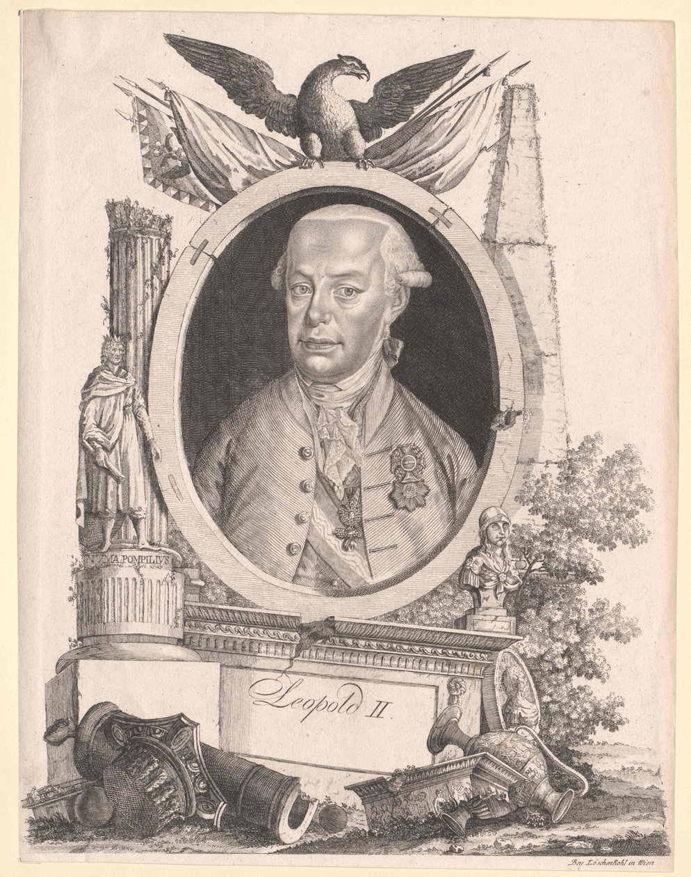II. Leopold szent római császár alkotó: Artist Unknown