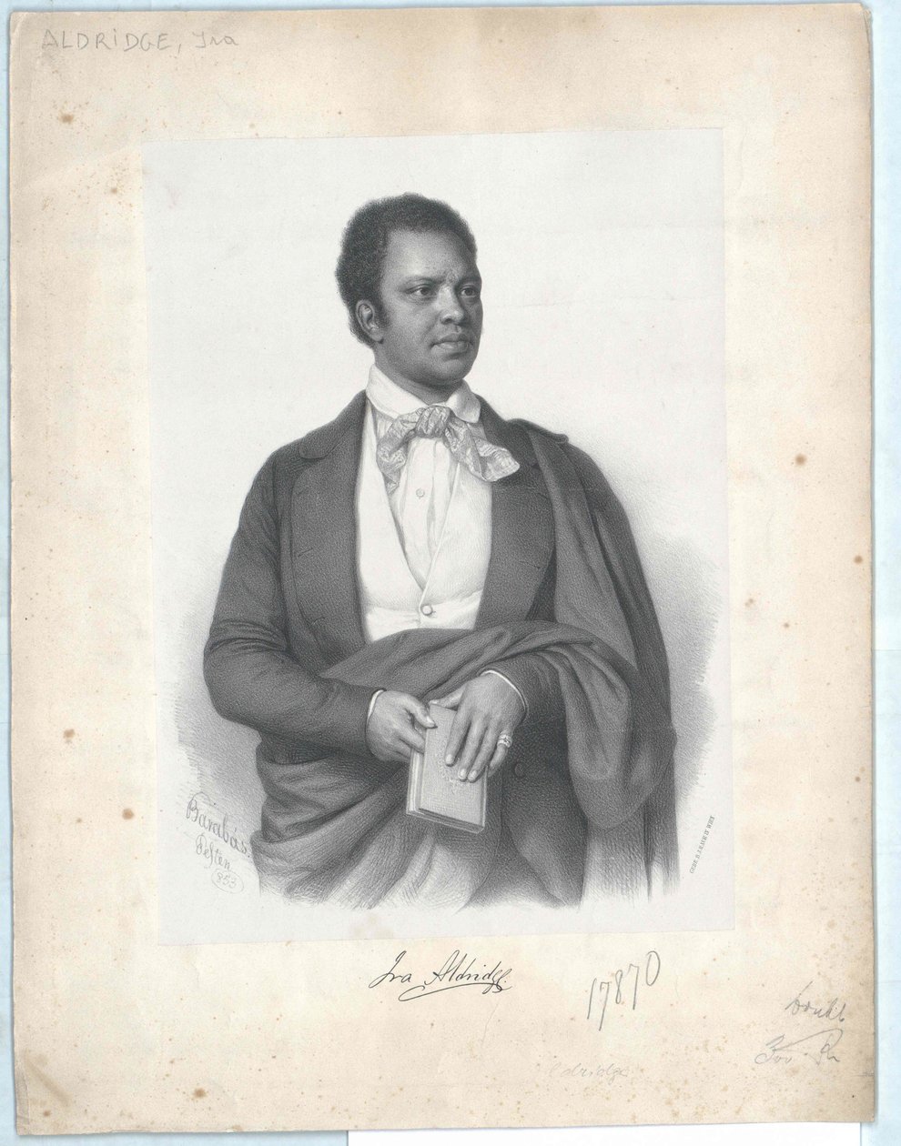 Ira Frederick Aldridge alkotó: Artist Unknown
