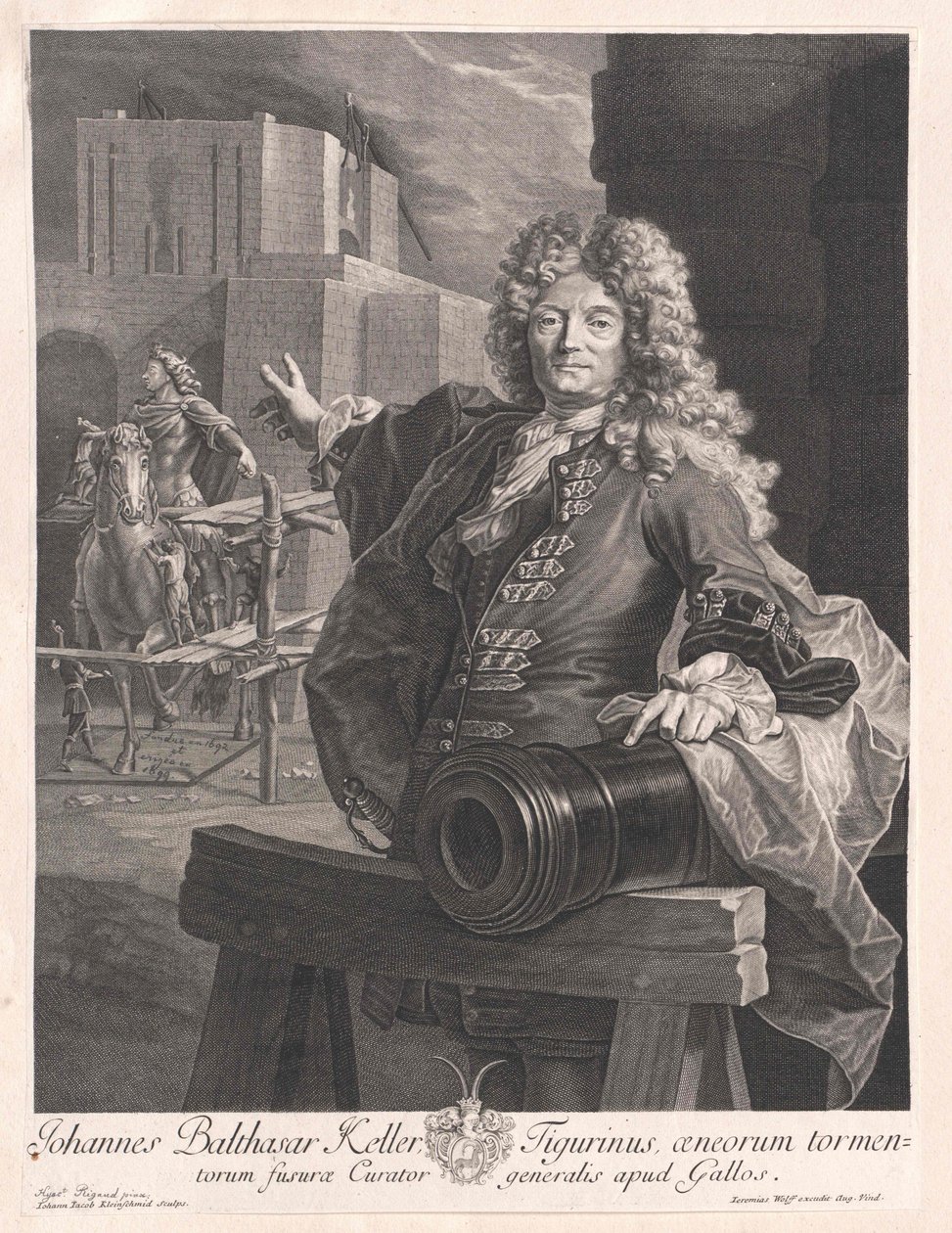 Jean Balthazar Keller alkotó: Artist Unknown