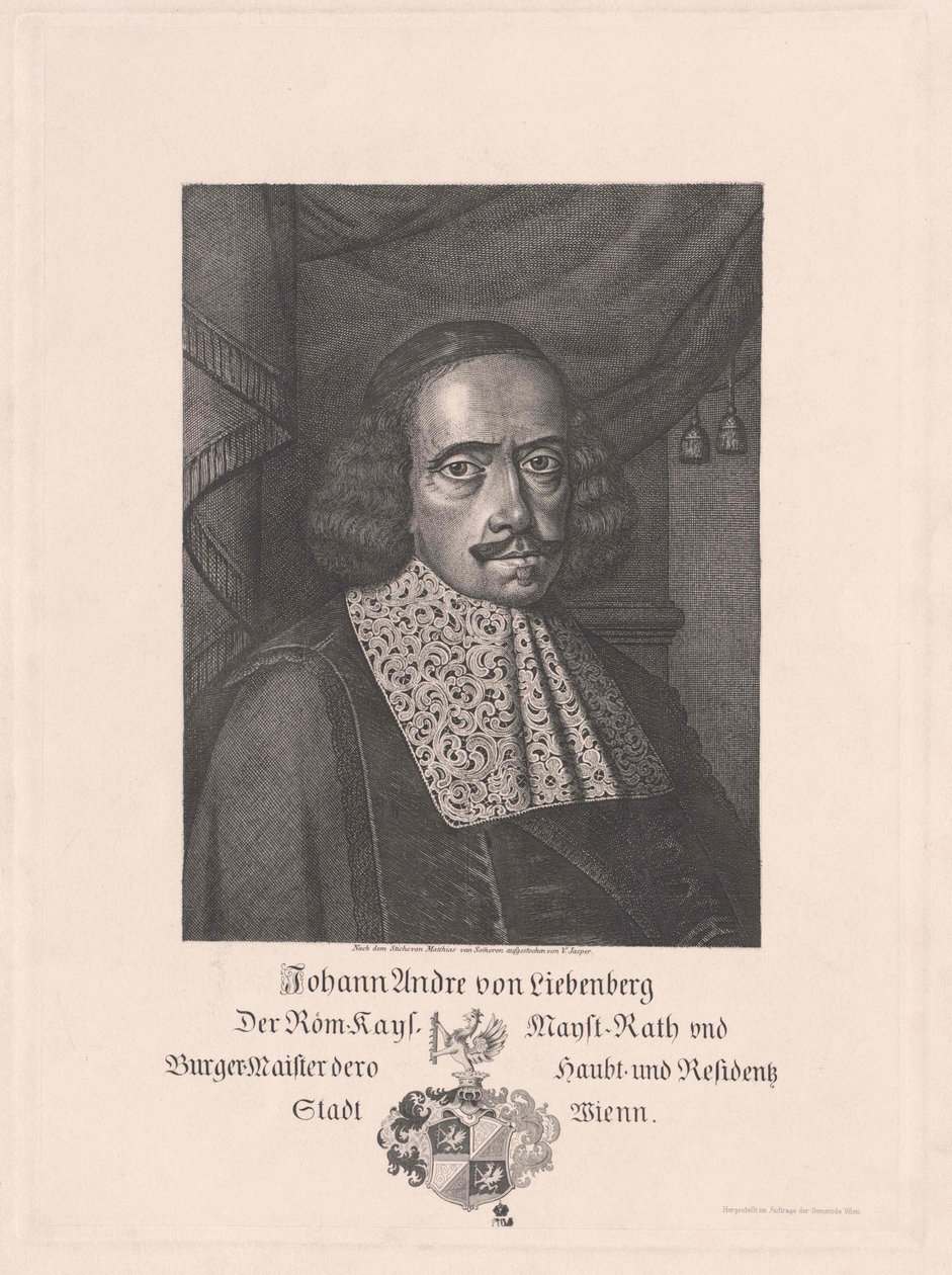Johann Andreas von Liebenberg (nyomtatás) alkotó: Artist Unknown