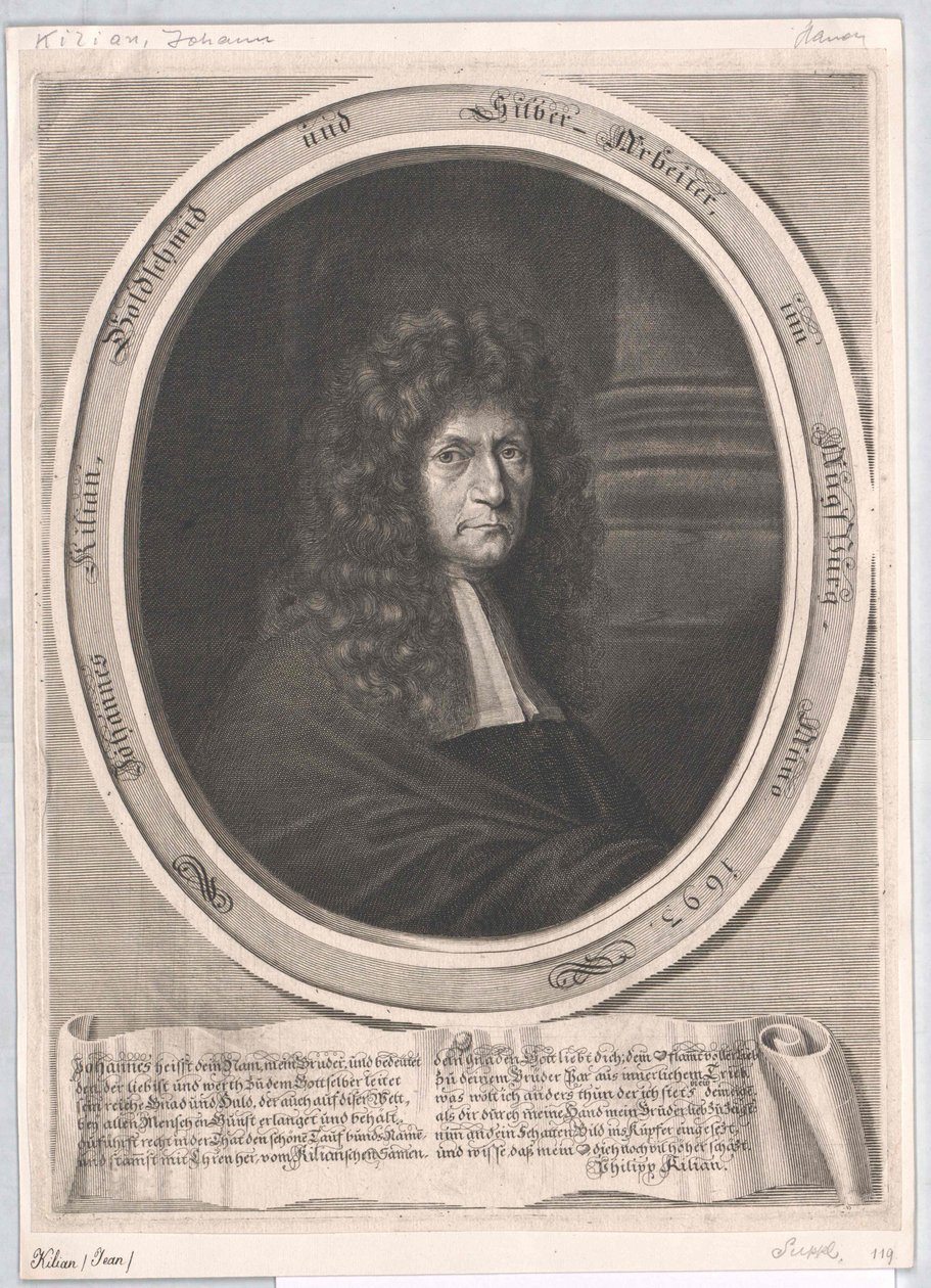 Johann Baptist Kilian alkotó: Artist Unknown