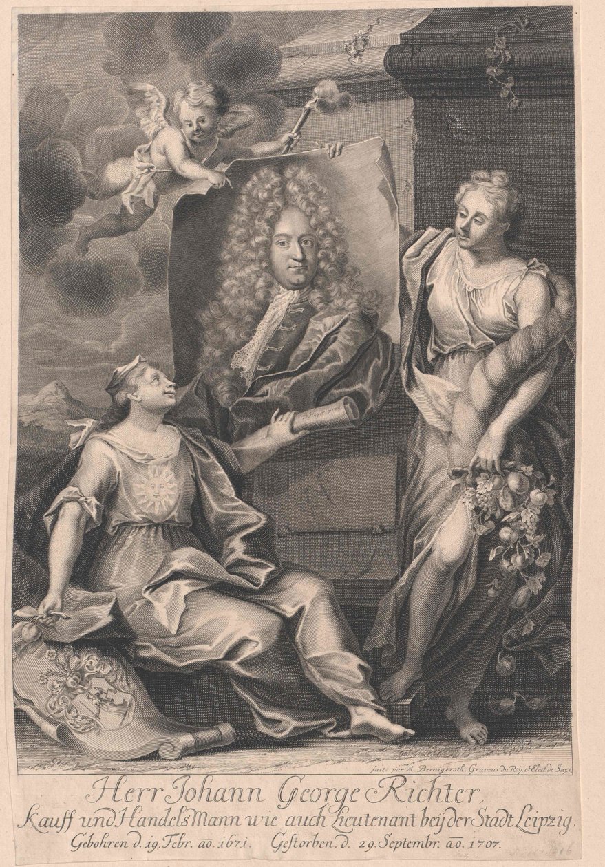 Johann Georg Richter (nyomtatás) alkotó: Artist Unknown