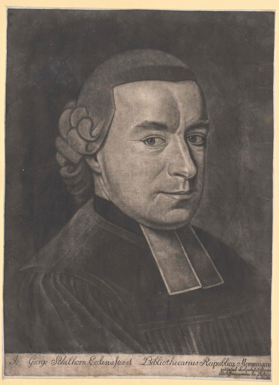 Johann Georg Schelhorn alkotó: Artist Unknown