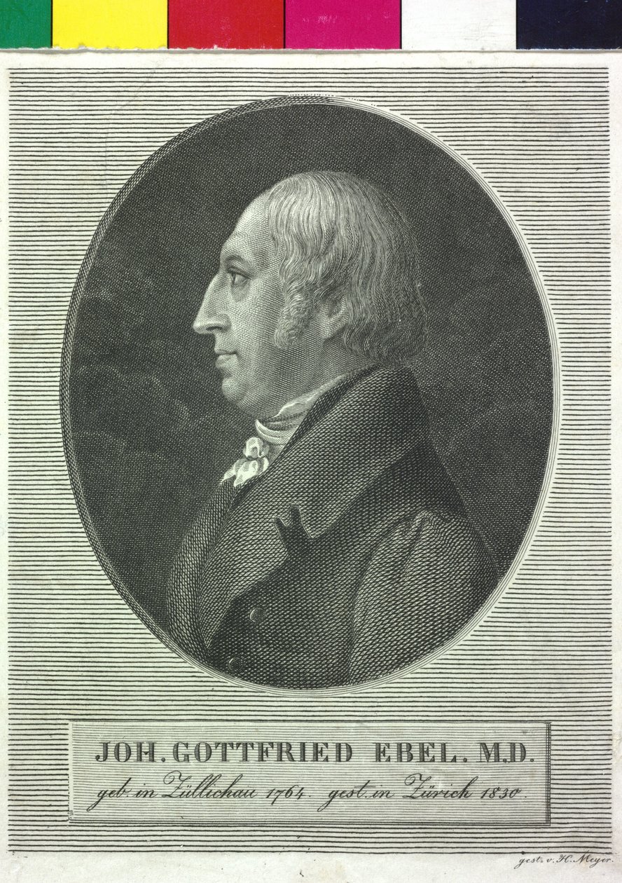 Johann Gottfried Ebel alkotó: Artist Unknown
