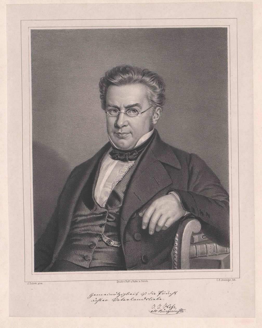 Johann Jakob Hess alkotó: Artist Unknown