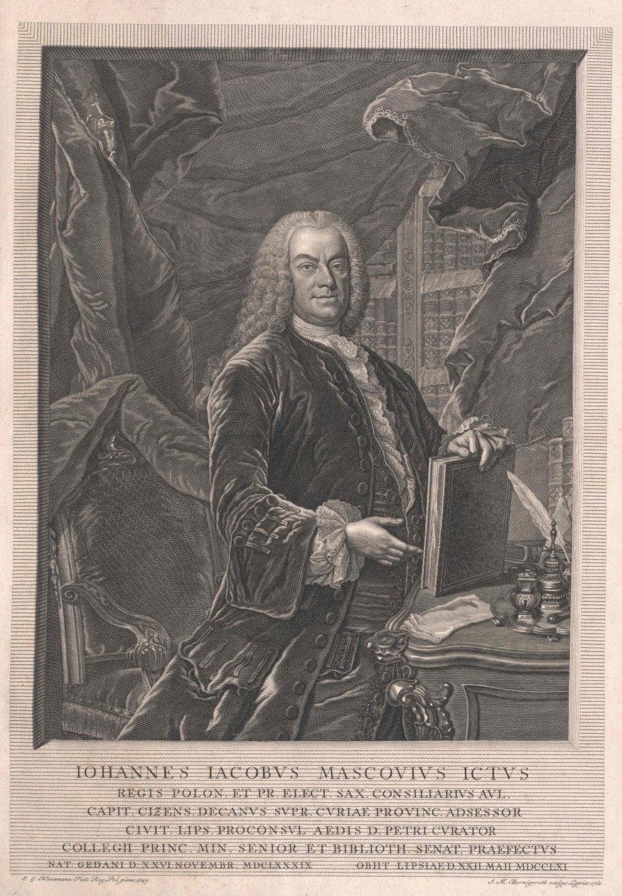 Johann Jakob Mascov alkotó: Artist Unknown
