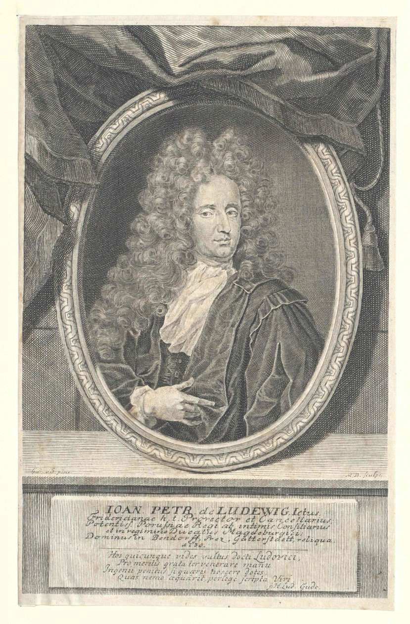 Johann Peter von Ludewig (nyomtatás) alkotó: Artist Unknown