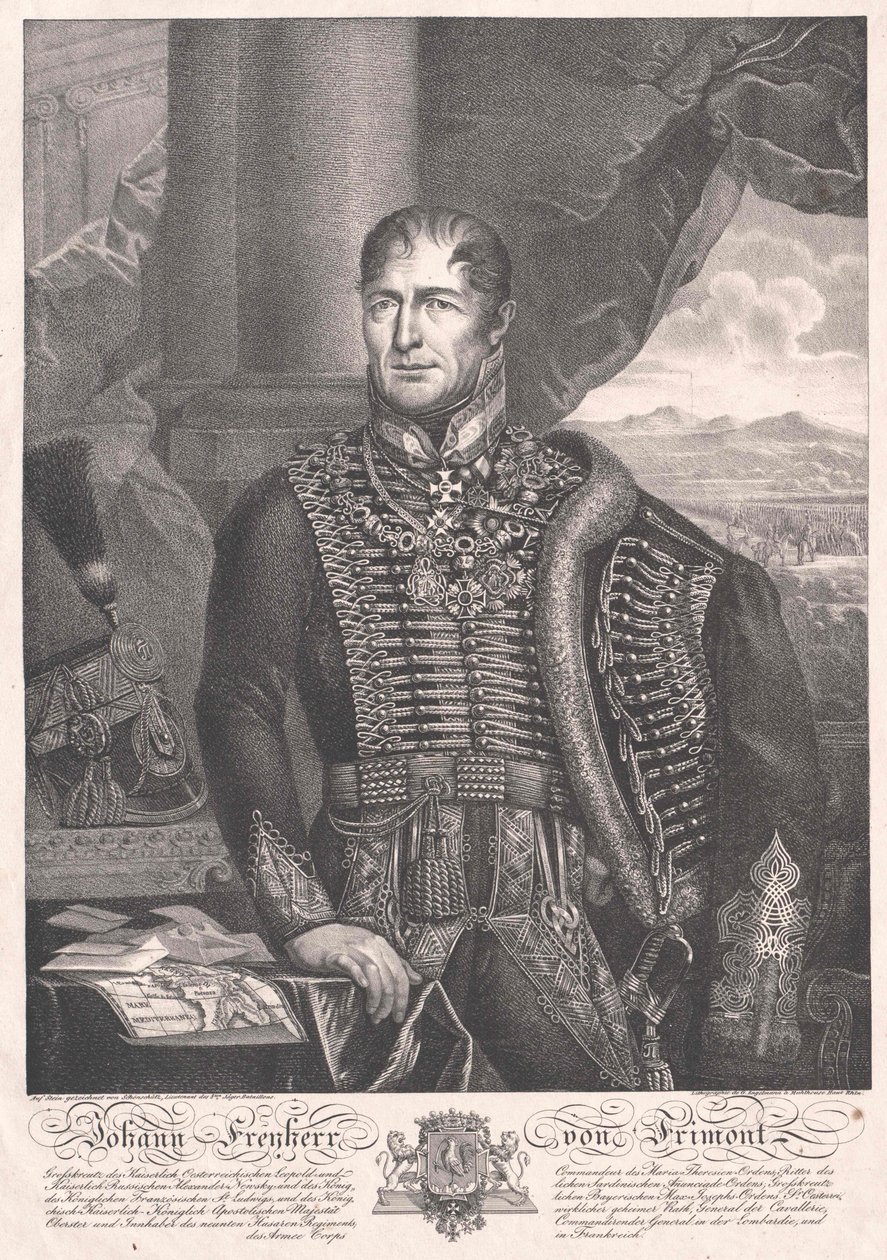 Johann gróf Frimont von Palota alkotó: Artist Unknown