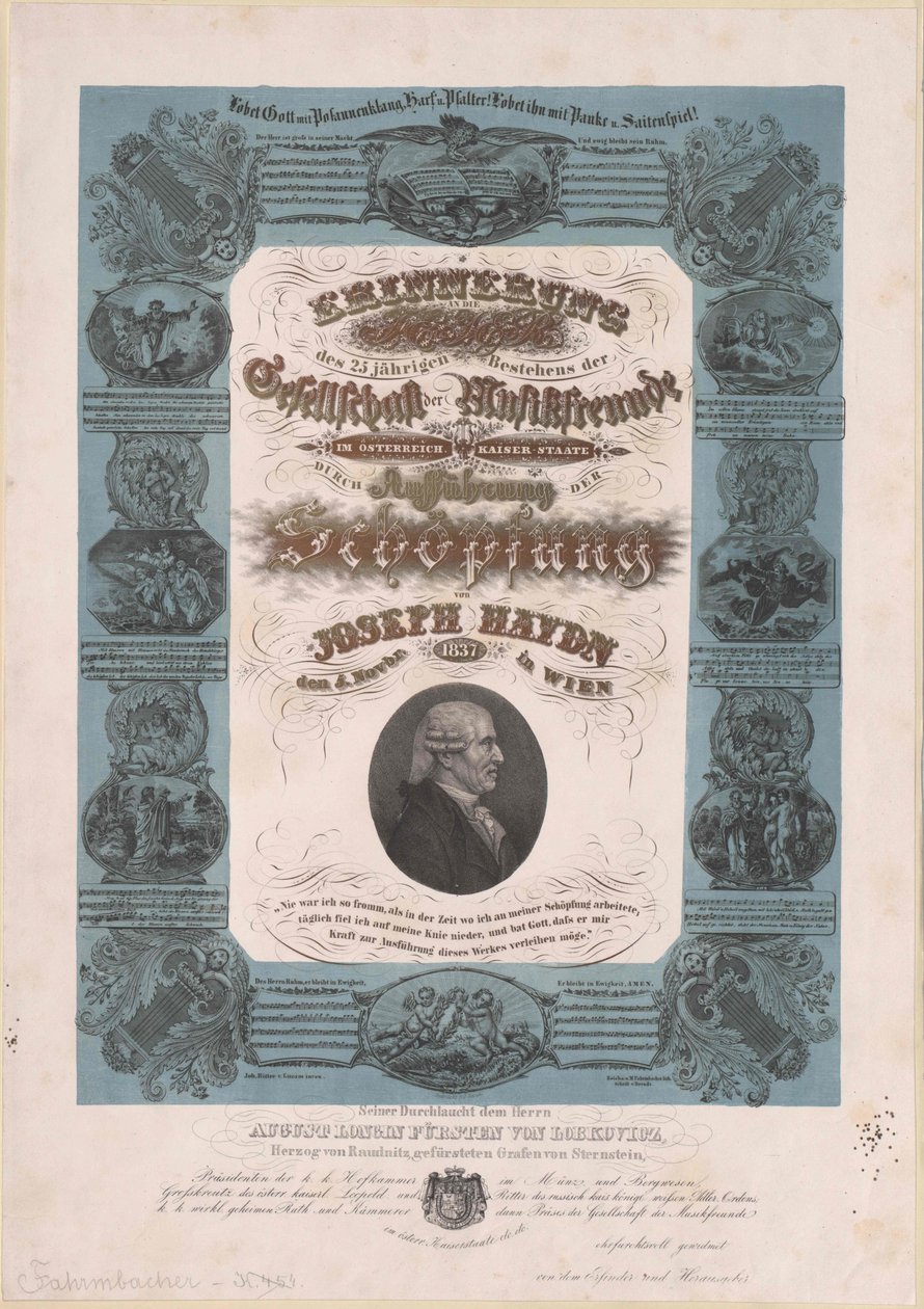 Joseph Haydn alkotó: Artist Unknown