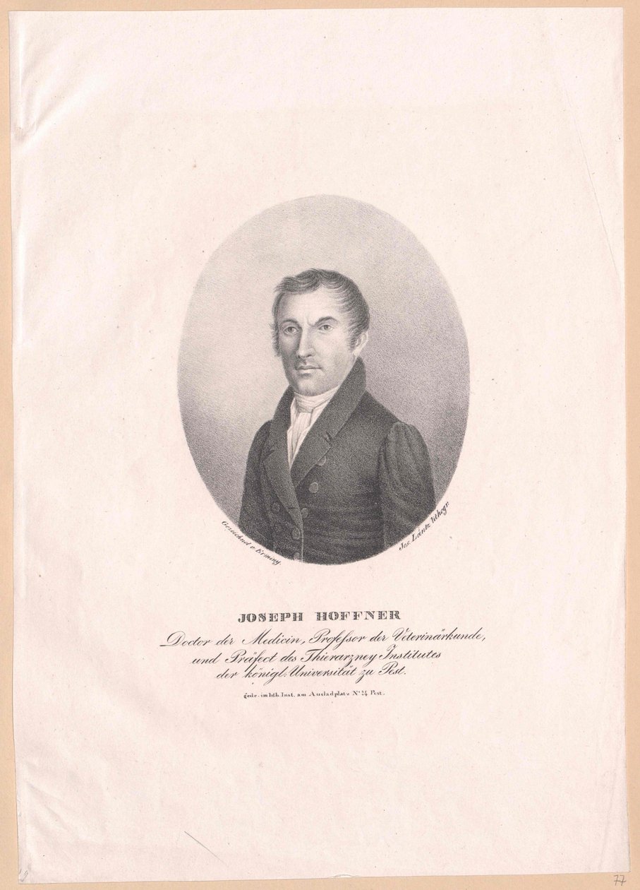 Joseph Hoffner alkotó: Artist Unknown