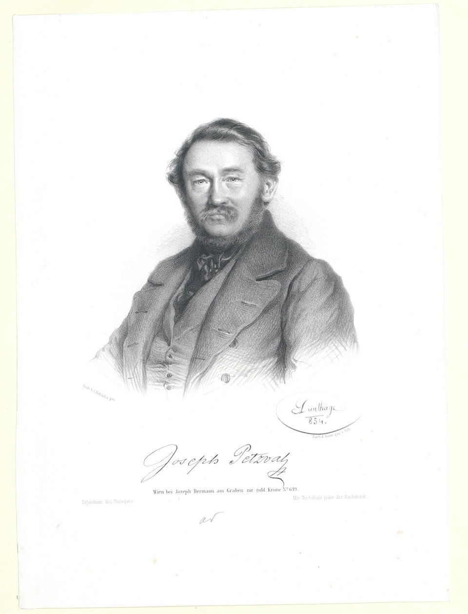 Joseph Petzval alkotó: Artist Unknown