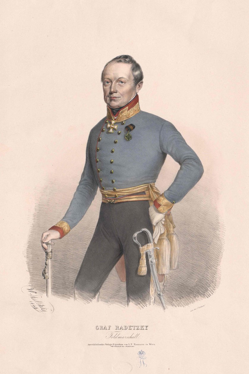 Radetzky József gróf Radetzből alkotó: Artist Unknown
