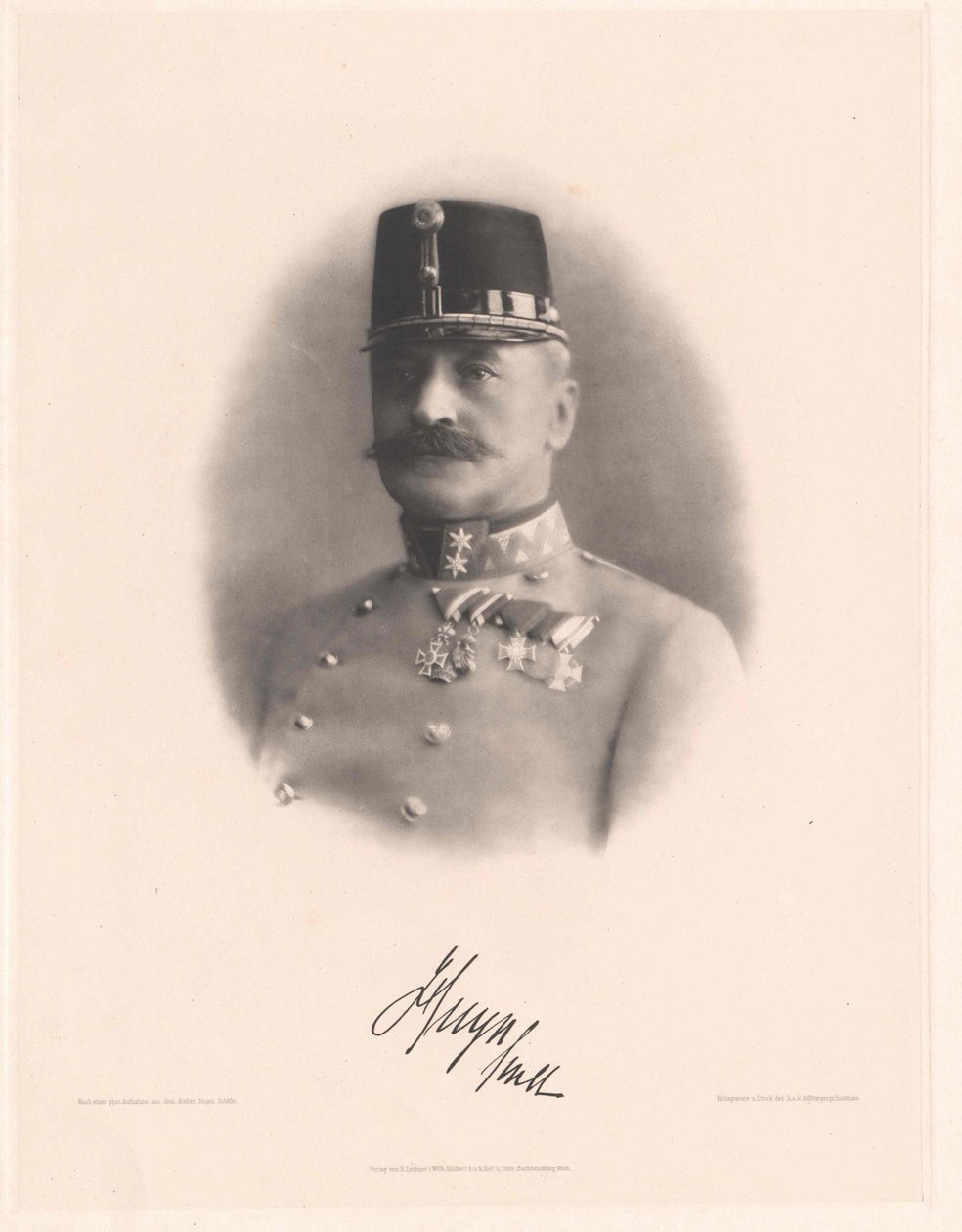 Karl gróf Huyn (nyomtatás) alkotó: Artist Unknown