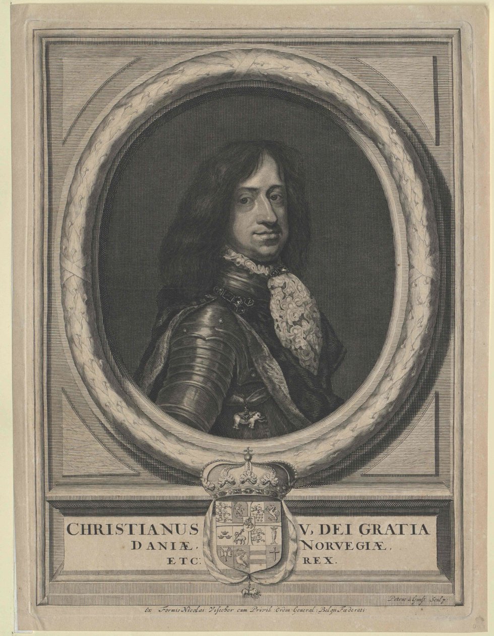V. Christian, Dánia királya. alkotó: Artist Unknown