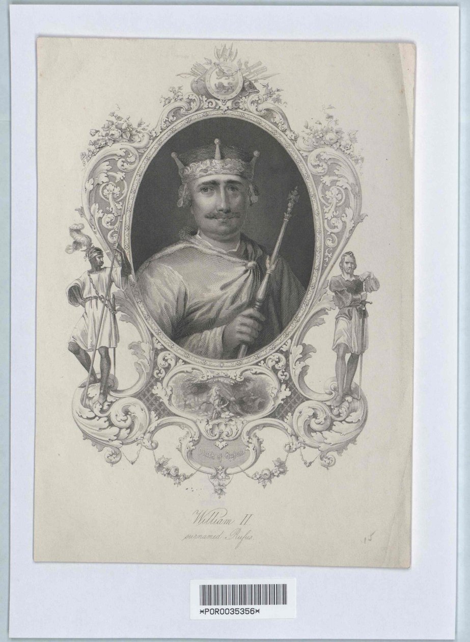 II. Vilmos angol király (nyomtatás) alkotó: Artist Unknown