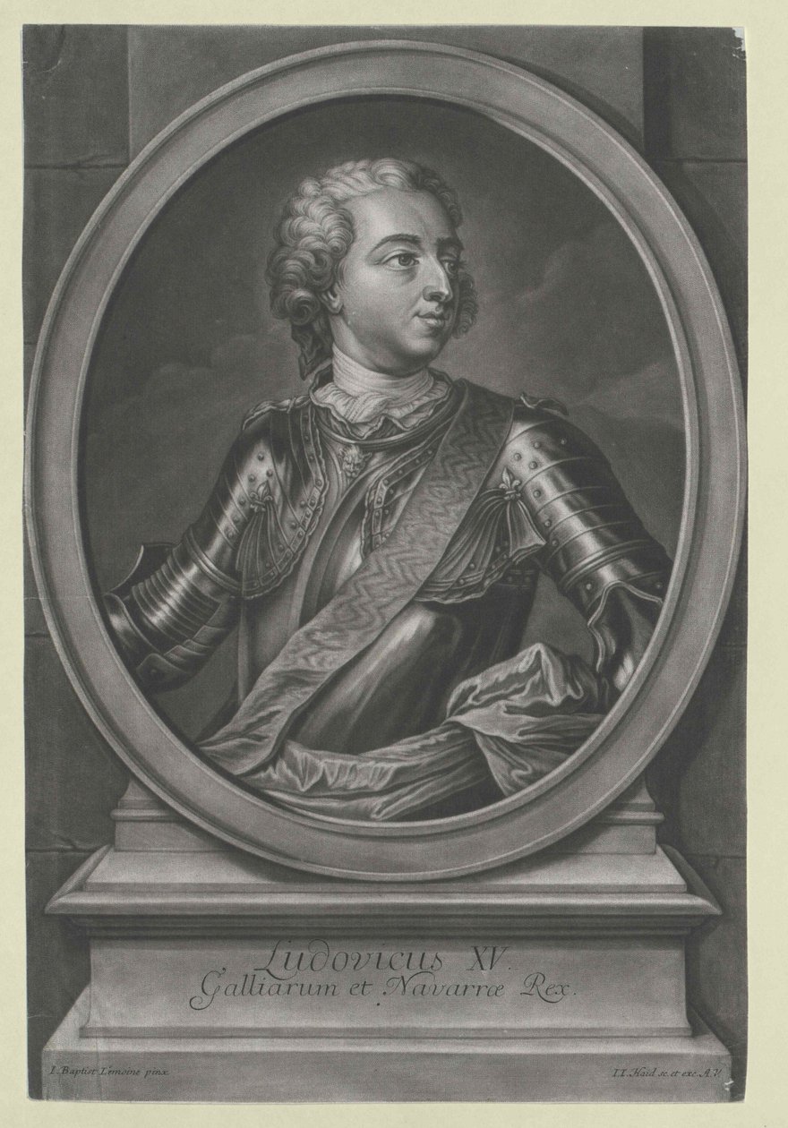 XV. Lajos francia király alkotó: Artist Unknown