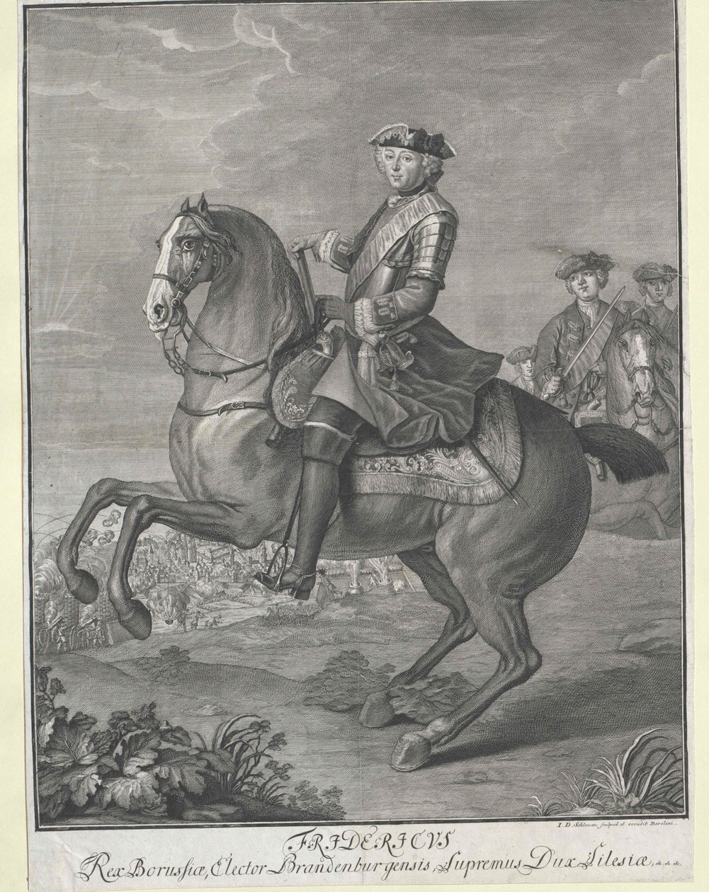 II. Frigyes porosz király alkotó: Artist Unknown