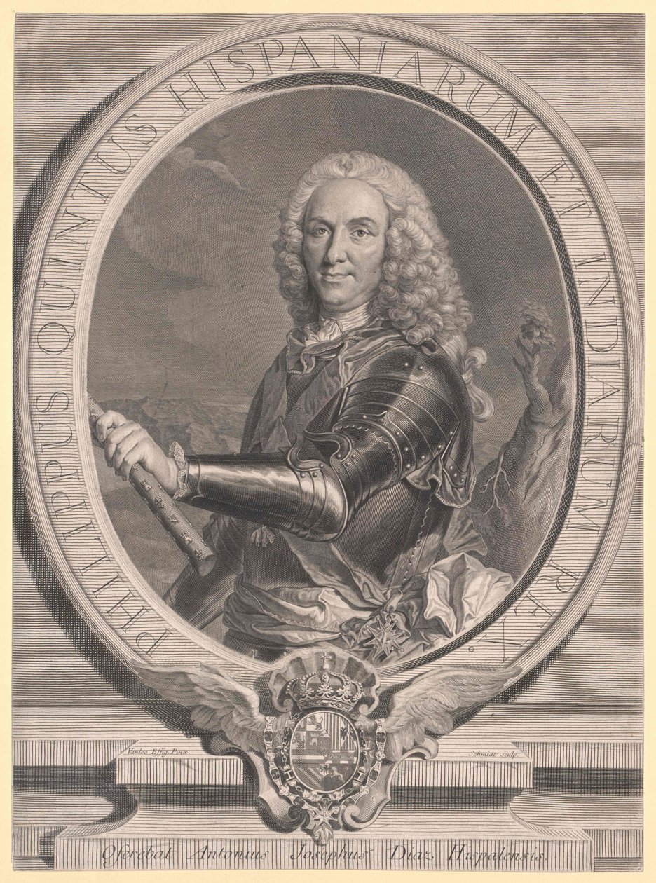 V. Fülöp spanyol király. alkotó: Artist Unknown