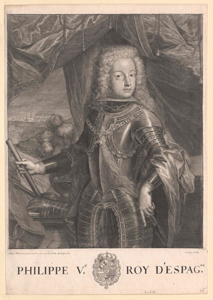 V. Fülöp spanyol király. alkotó: Artist Unknown