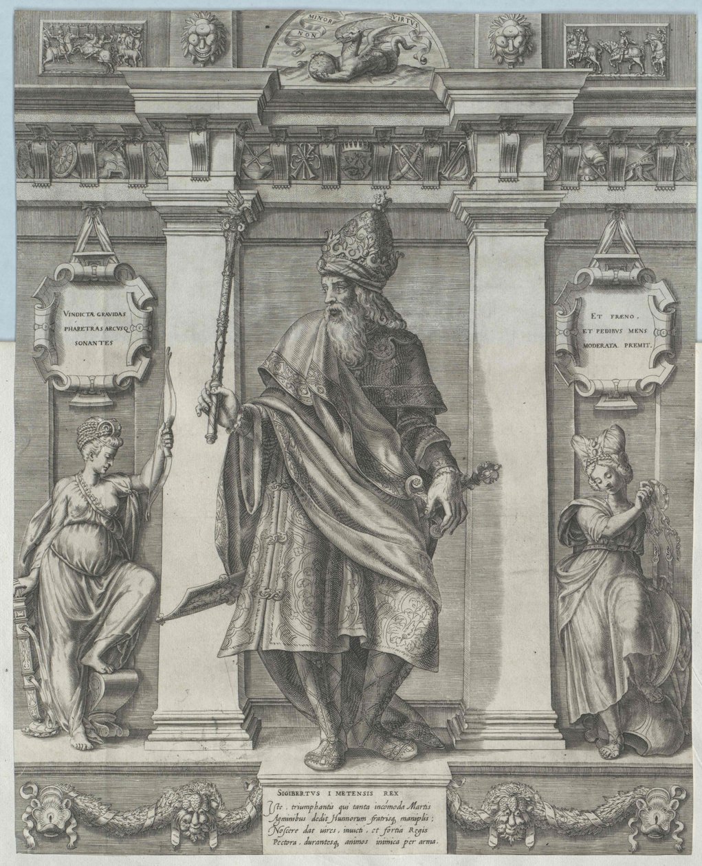 I. Sigibert frank király alkotó: Artist Unknown