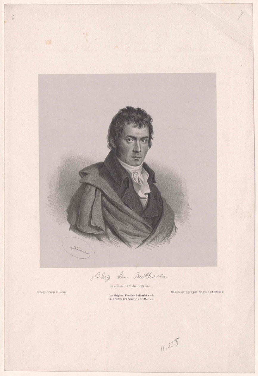 Ludwig van Beethoven alkotó: Artist Unknown