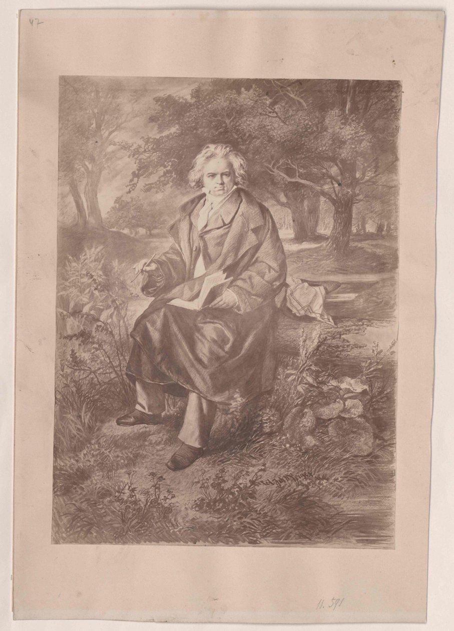 Ludwig van Beethoven alkotó: Artist Unknown