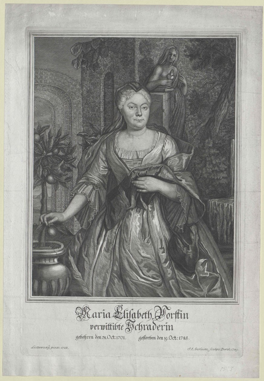 Maria Elisabeth Vorst alkotó: Artist Unknown