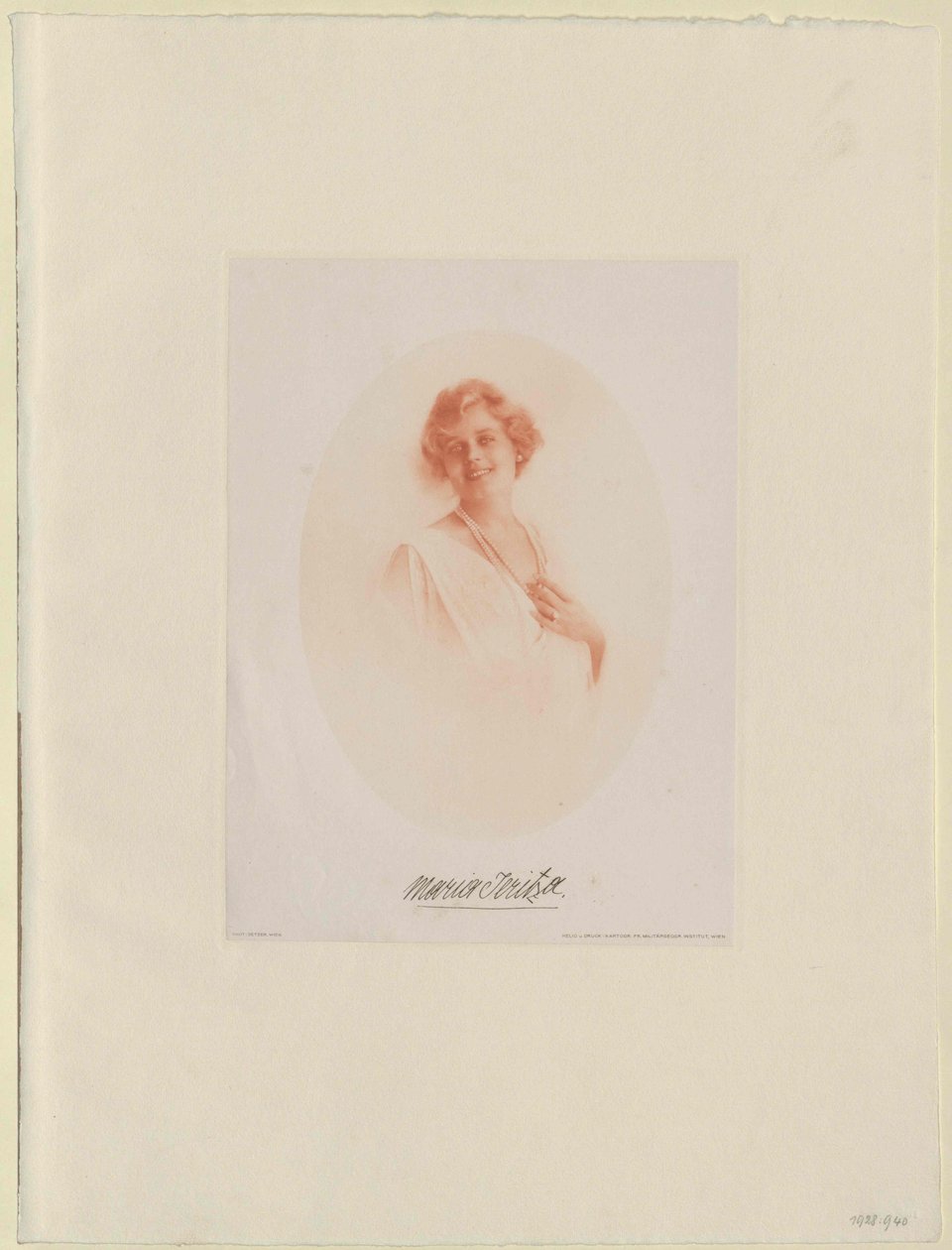 Maria Jeritza alkotó: Artist Unknown