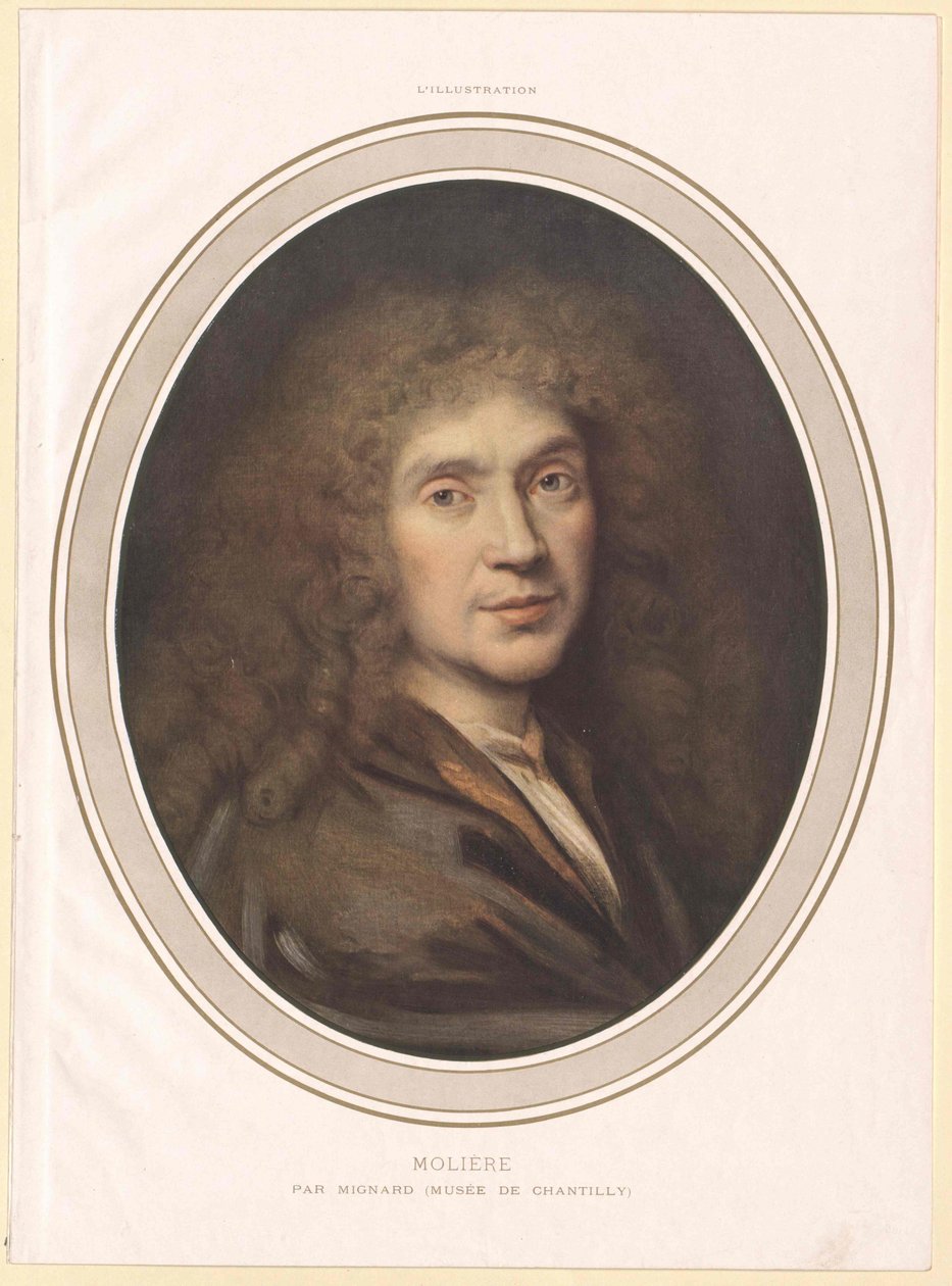 Moliere (nyomtatás) alkotó: Artist Unknown