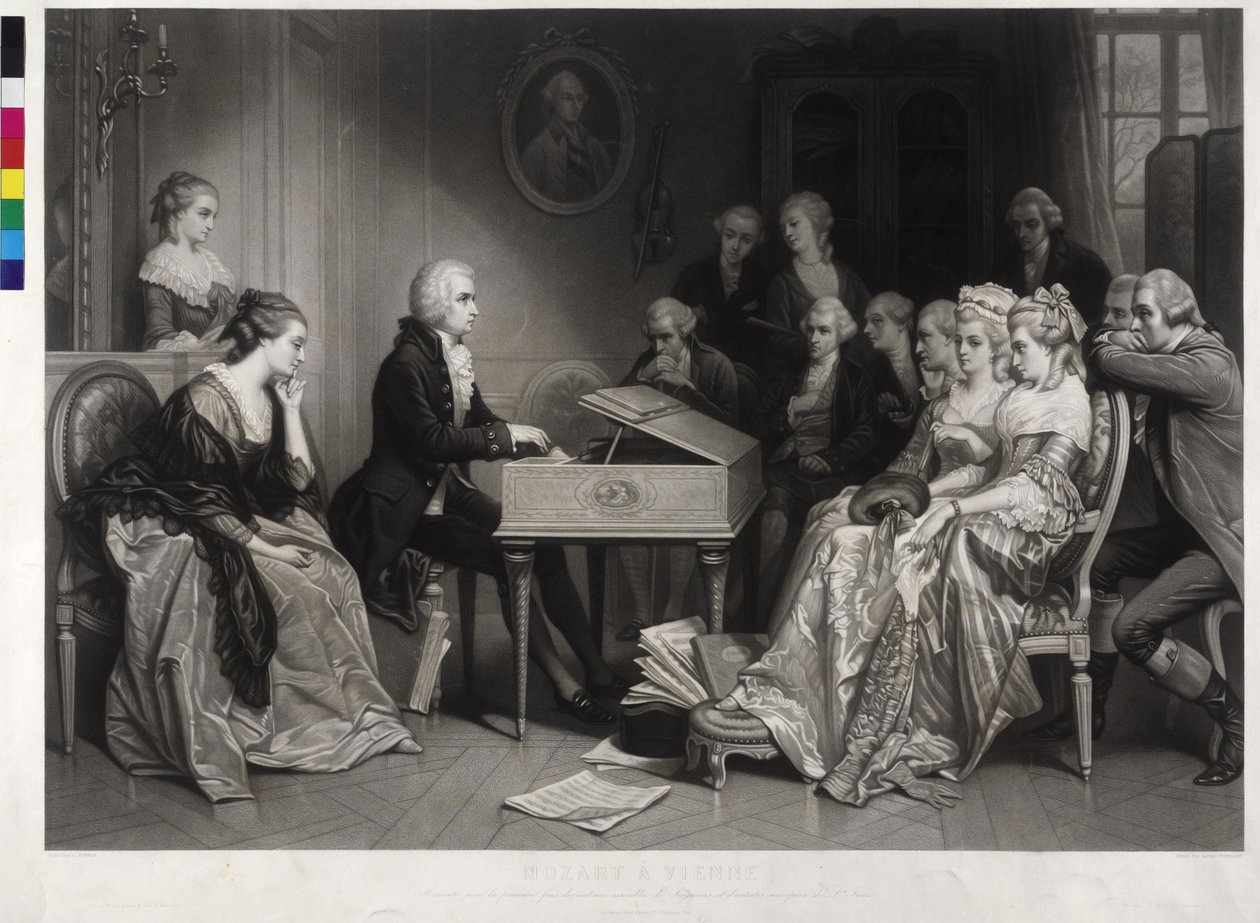 Mozart Bécsben alkotó: Artist Unknown