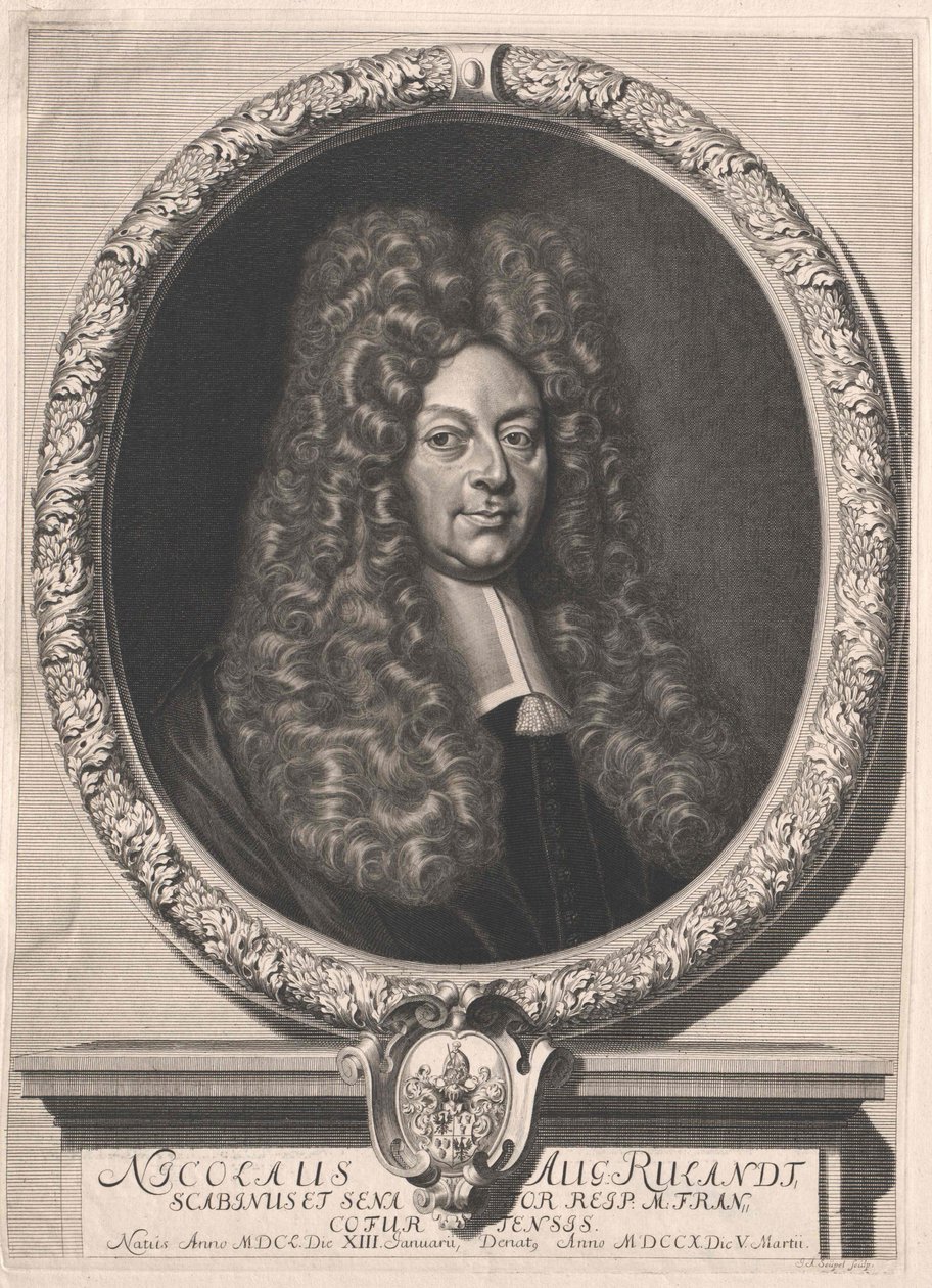 Nicolaus August Ruland (nyomtatás) alkotó: Artist Unknown