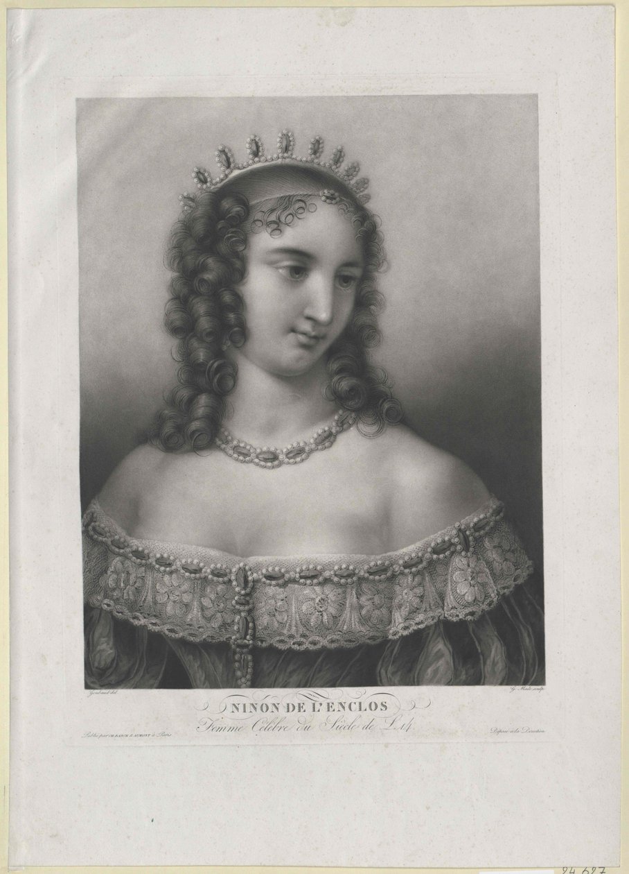 Ninon de Lenclos alkotó: Artist Unknown