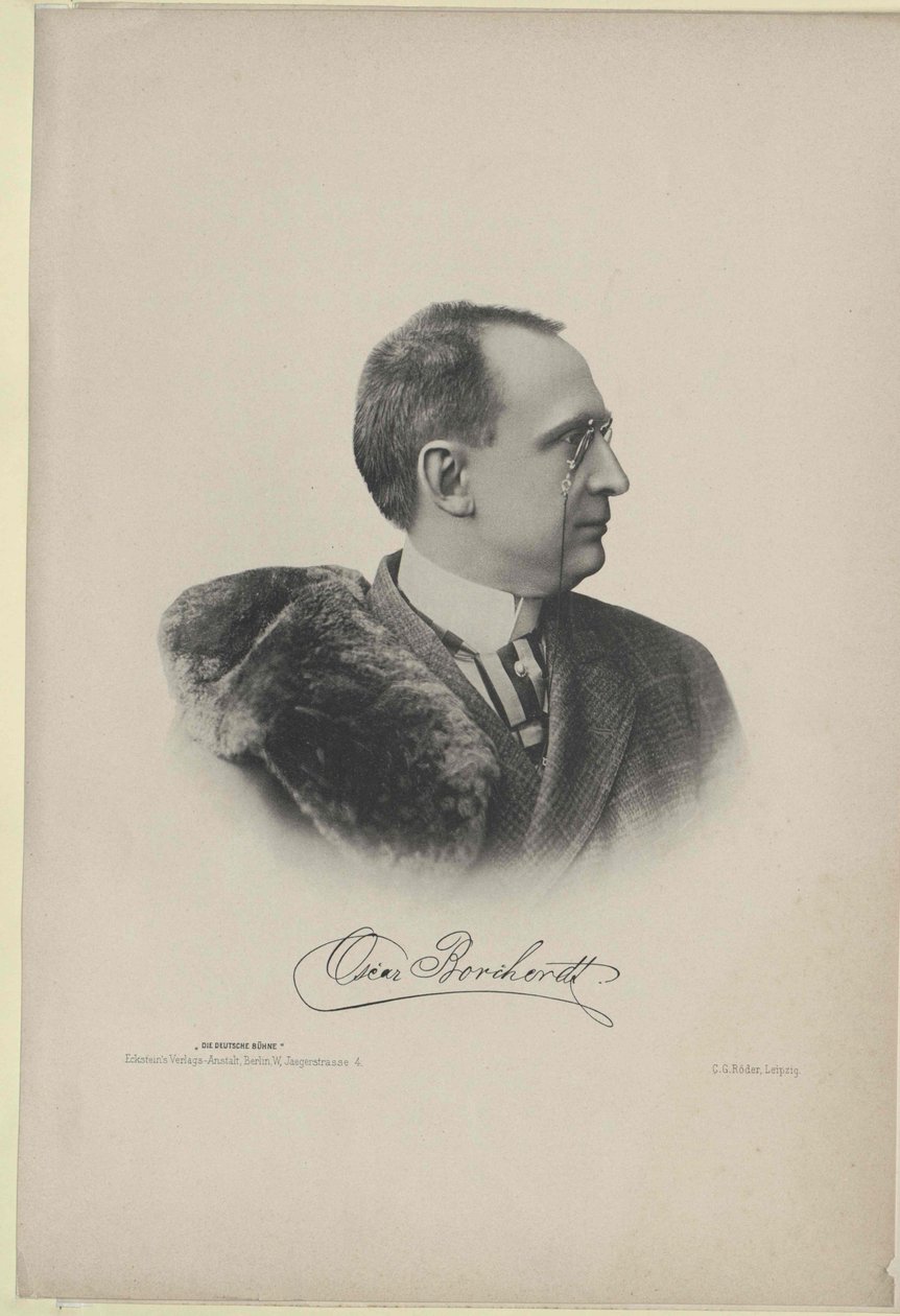 Oskar Borcherdt alkotó: Artist Unknown