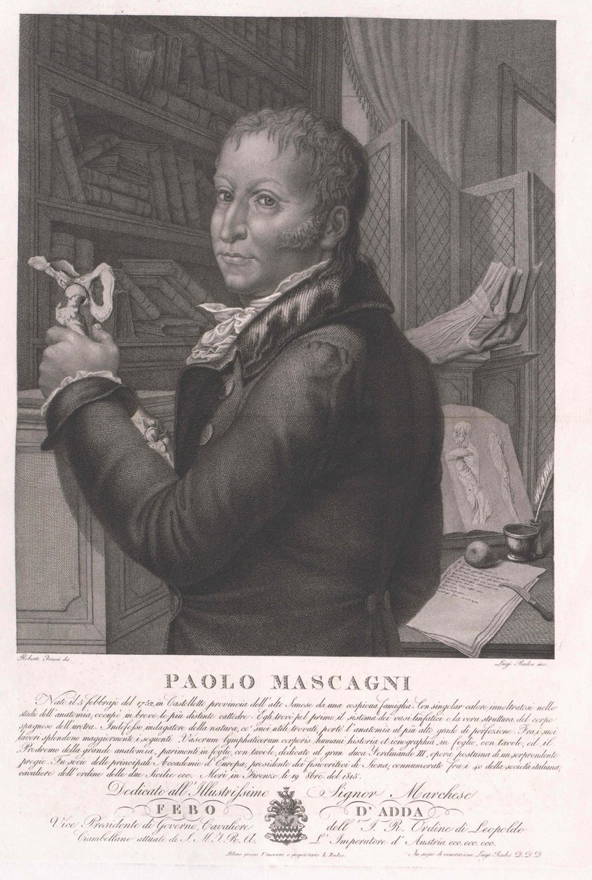 Paolo Mascagni alkotó: Artist Unknown