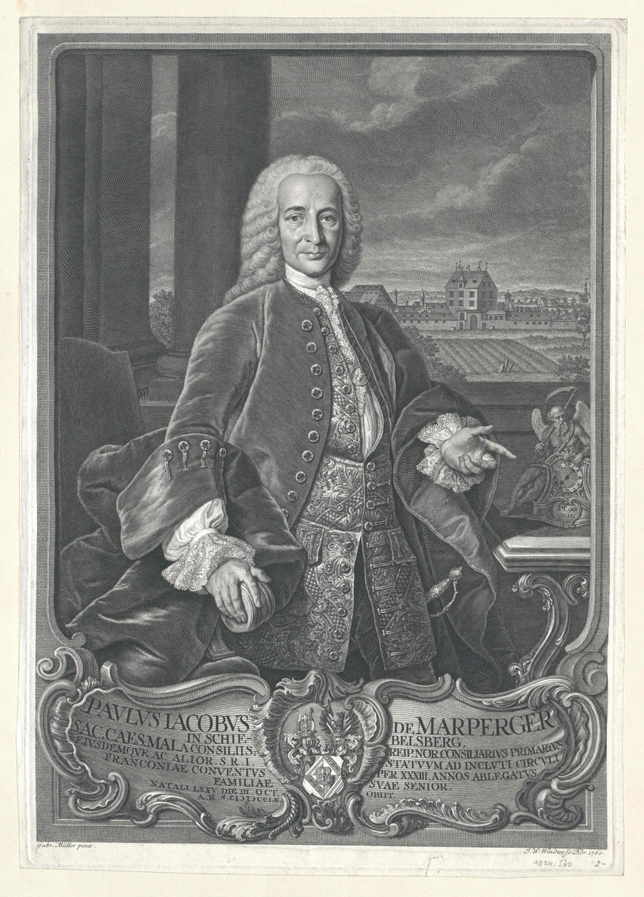 Paul Jakob von Marperger alkotó: Artist Unknown