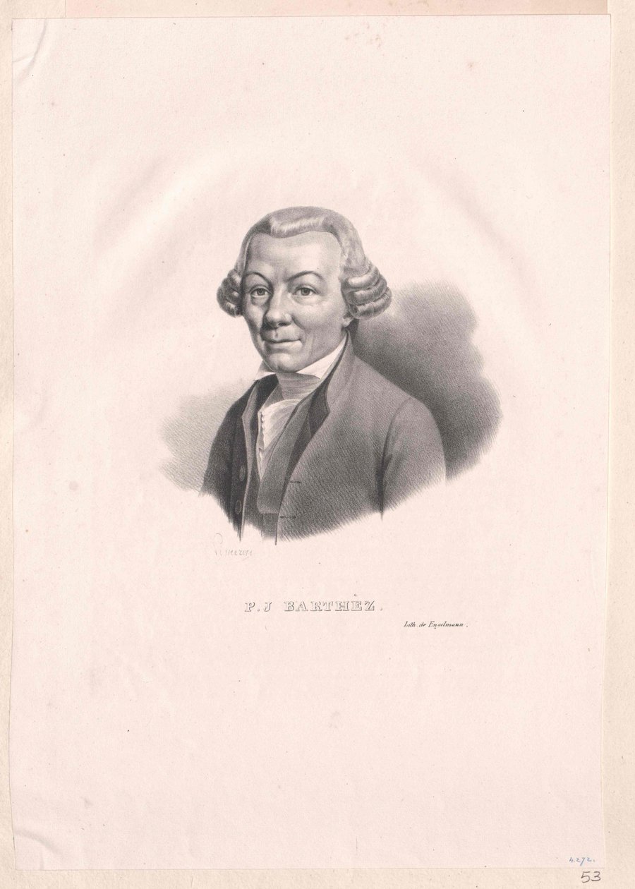 Paul Joseph Barthez alkotó: Artist Unknown