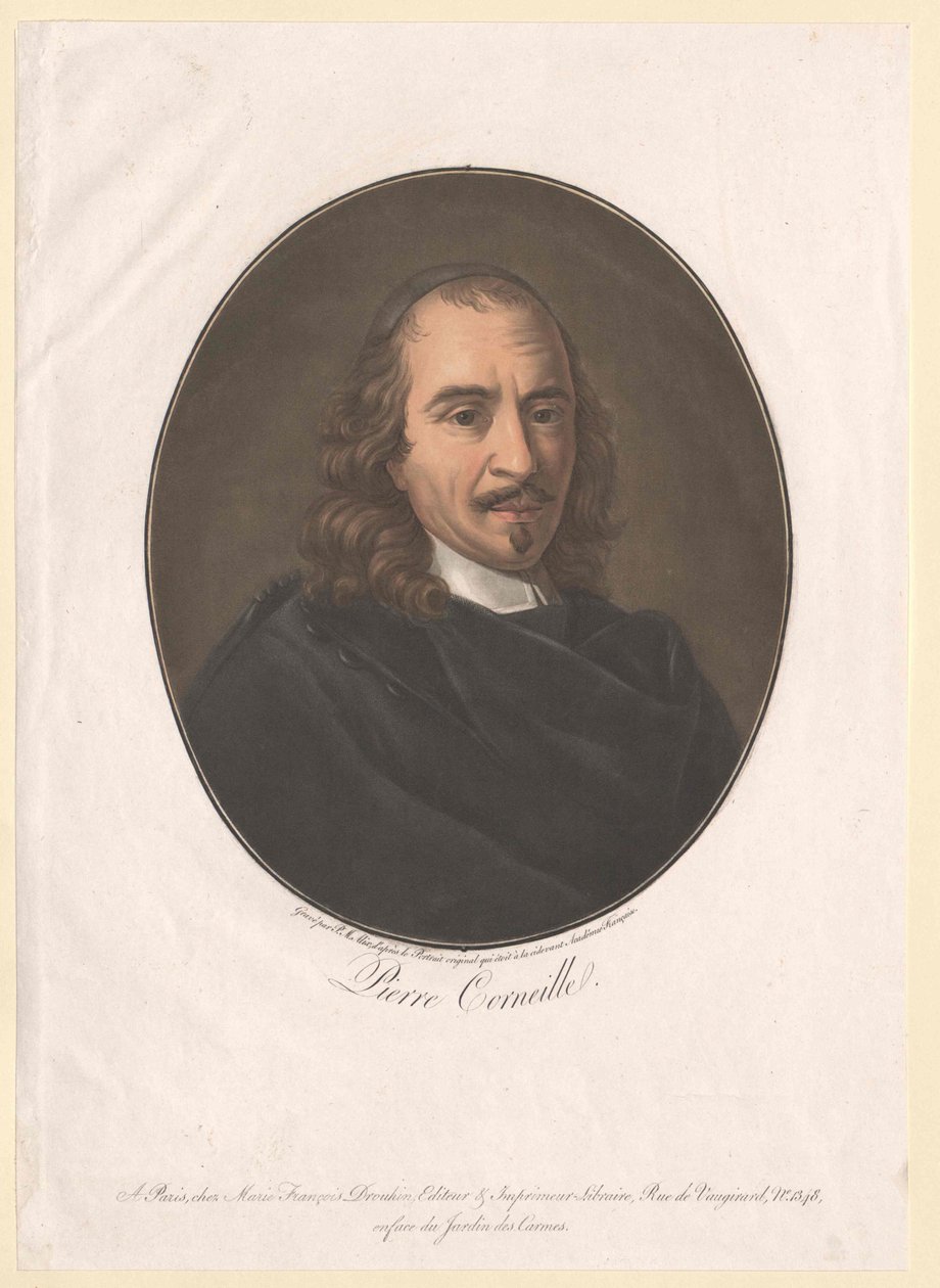 Pierre Corneille (nyomtatás) alkotó: Artist Unknown