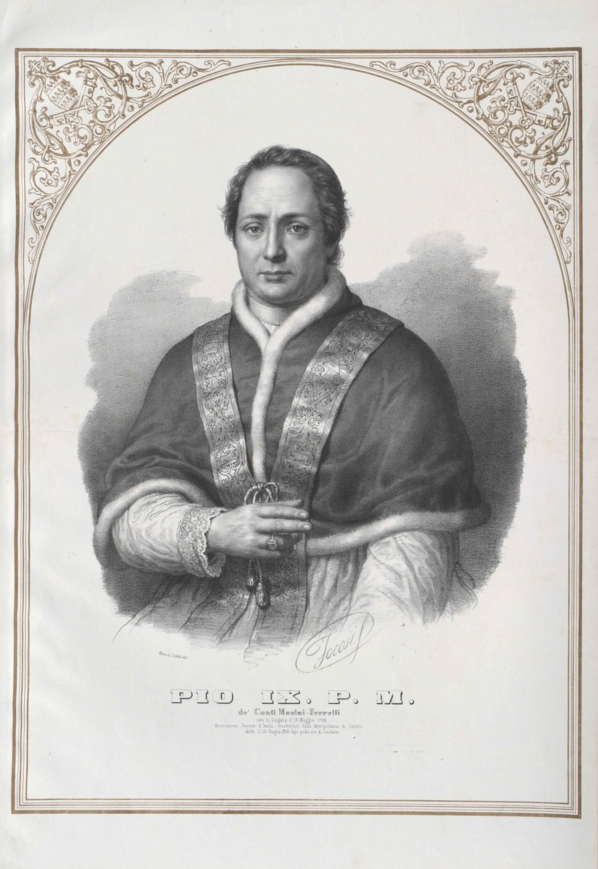 IX. Pius pápa alkotó: Artist Unknown