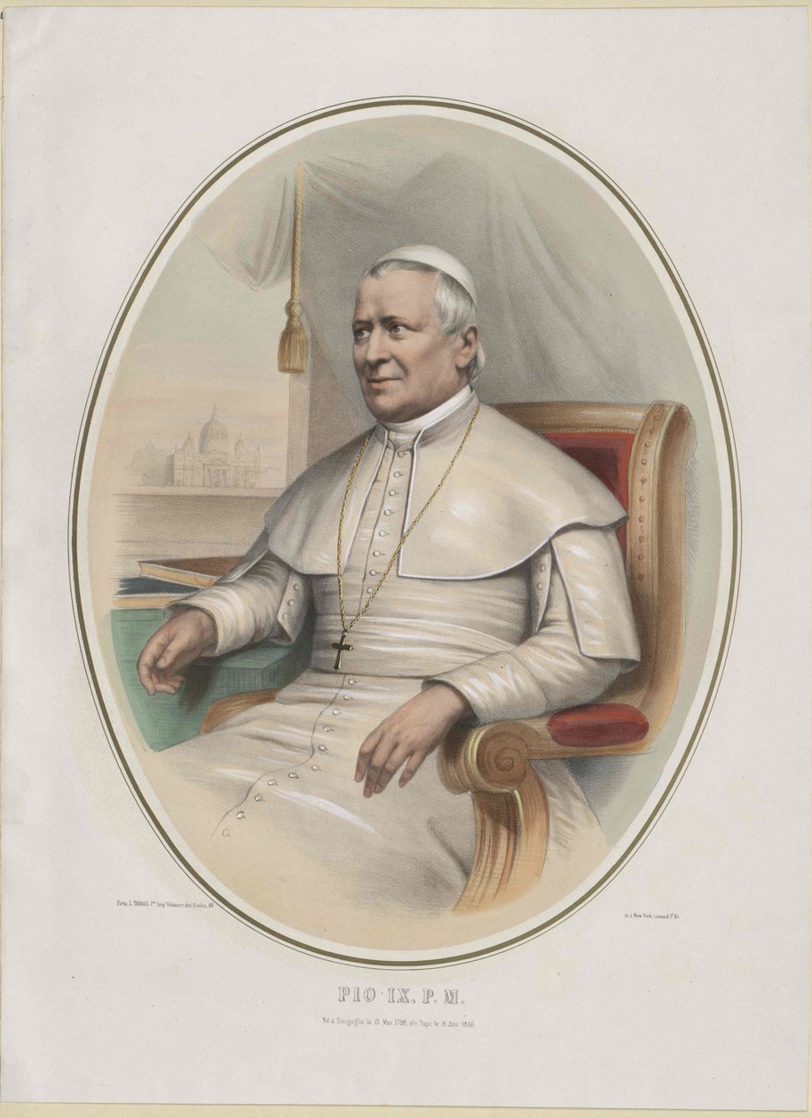 IX. Pius pápa alkotó: Artist Unknown