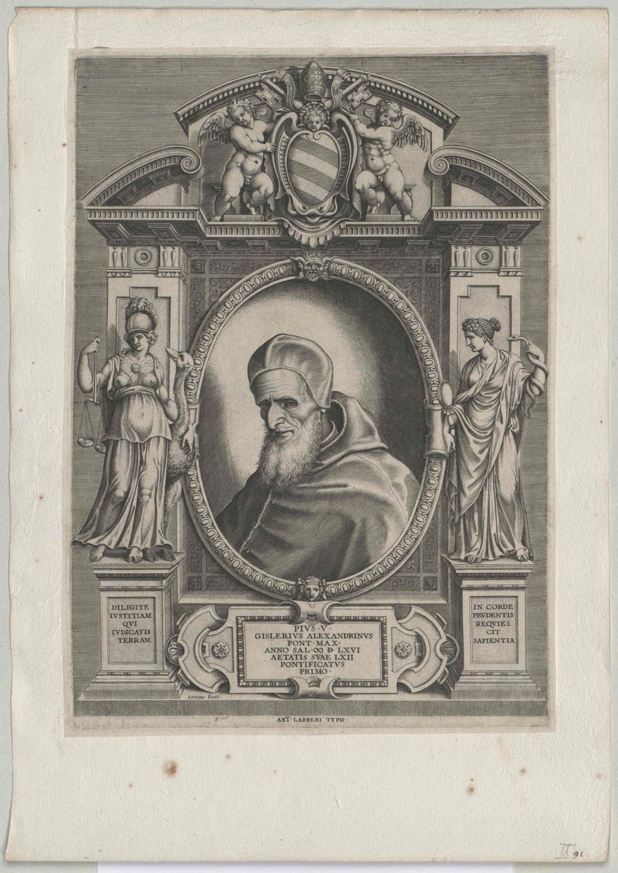 V. Pius pápa alkotó: Artist Unknown